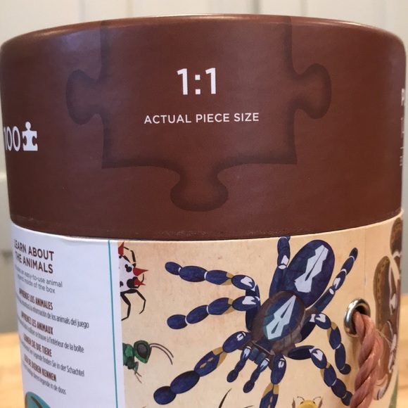 2 educational 100 piece puzzles for age 5+ - Picture 4 of 9